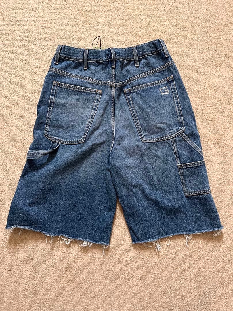 新品タグ付！グッチGUCCI★スクエアラインストーンデニムパンツ26