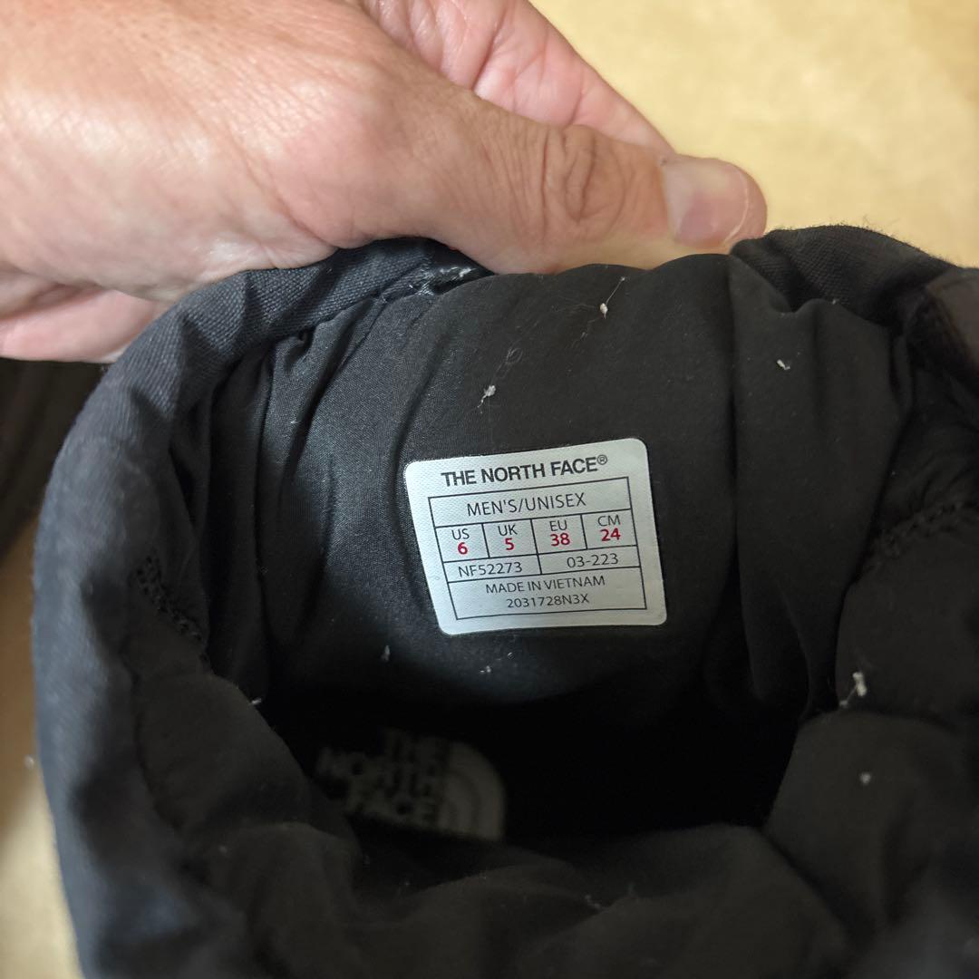 THE NORTH FACE 防水ブーツ ブラック　wemens 24.0cm