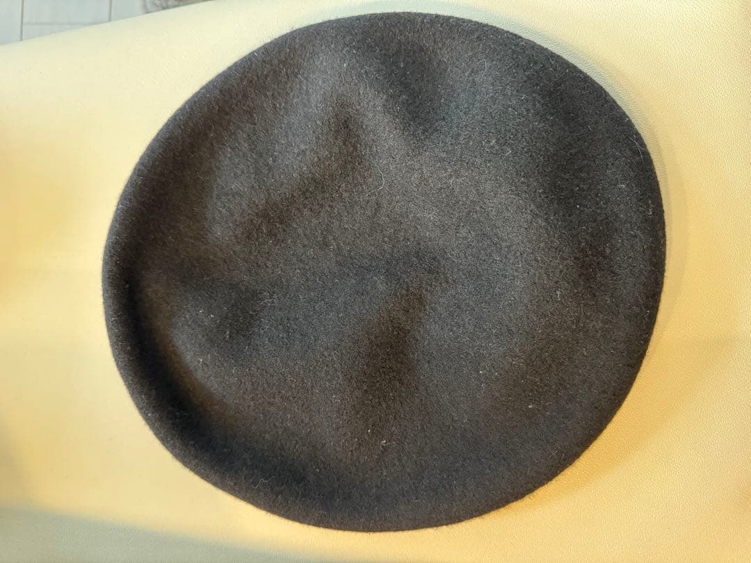 THE H.W. DOG & CO. ベレー帽　ウール　ブラック