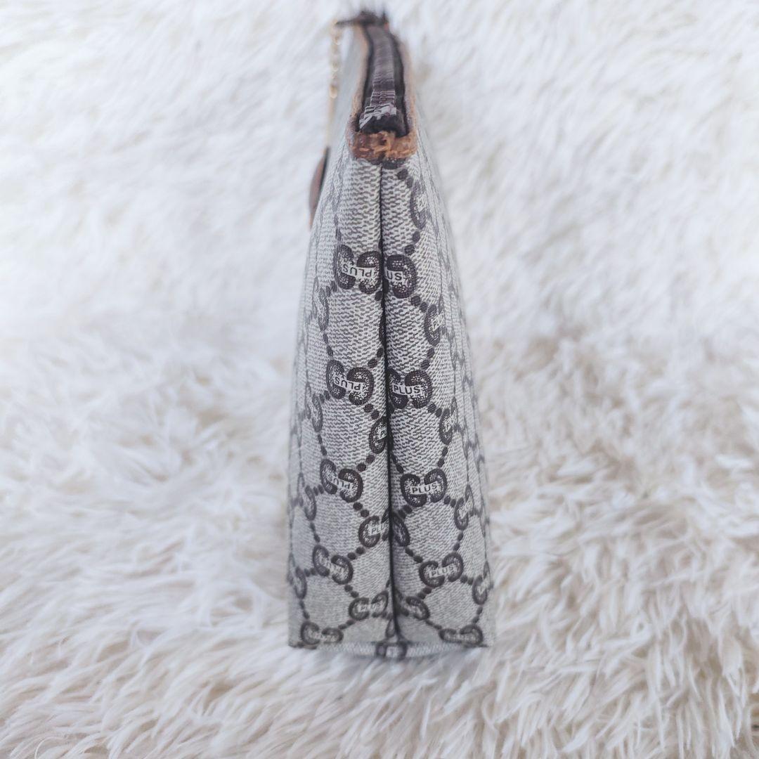 GUCCI Plus グッチ セカンドバッグ クラッチ GG柄 ヴィンテージ