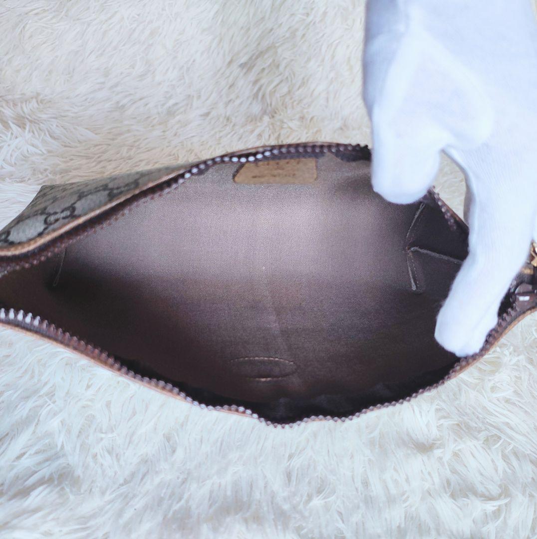 GUCCI Plus グッチ セカンドバッグ クラッチ GG柄 ヴィンテージ