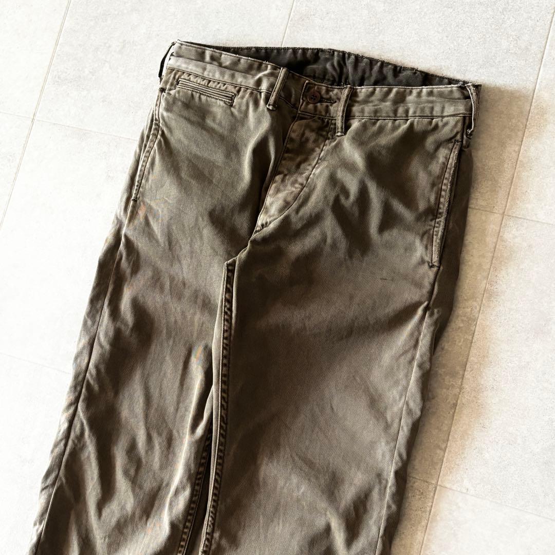 RRL ダブルアールエル チノオフィサーズパンツ W29L32 ダークカーキ