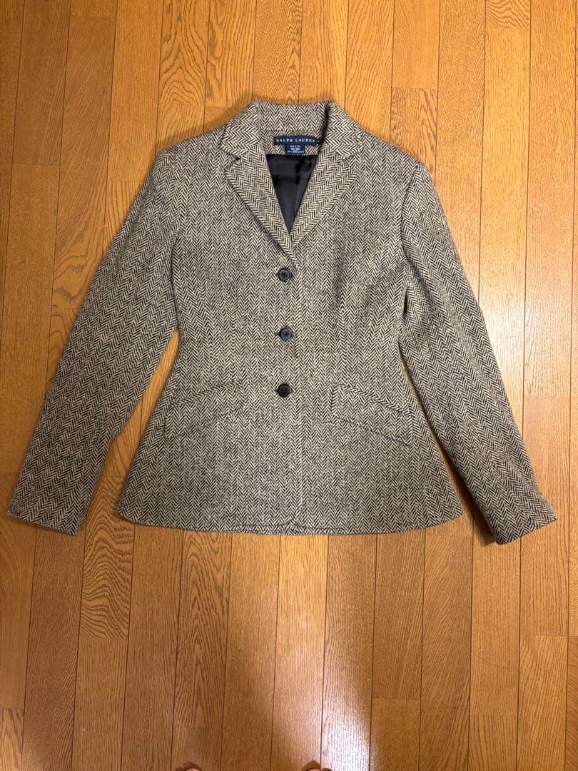 Ralph Lauren ヘリンボーン テーラードジャケット