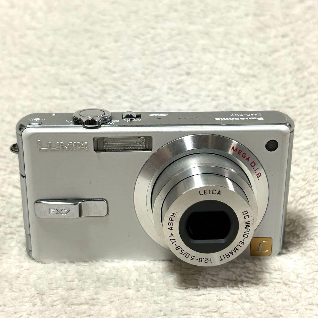 【美品 動作確認済】Panasonic LUMIX DMC-FX7 ホワイト