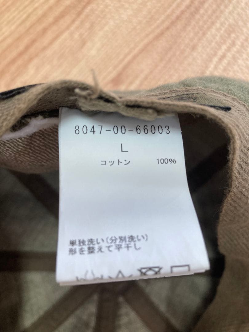 【23AW】 CASQUETTE 12.5oz DENIM L GREEN