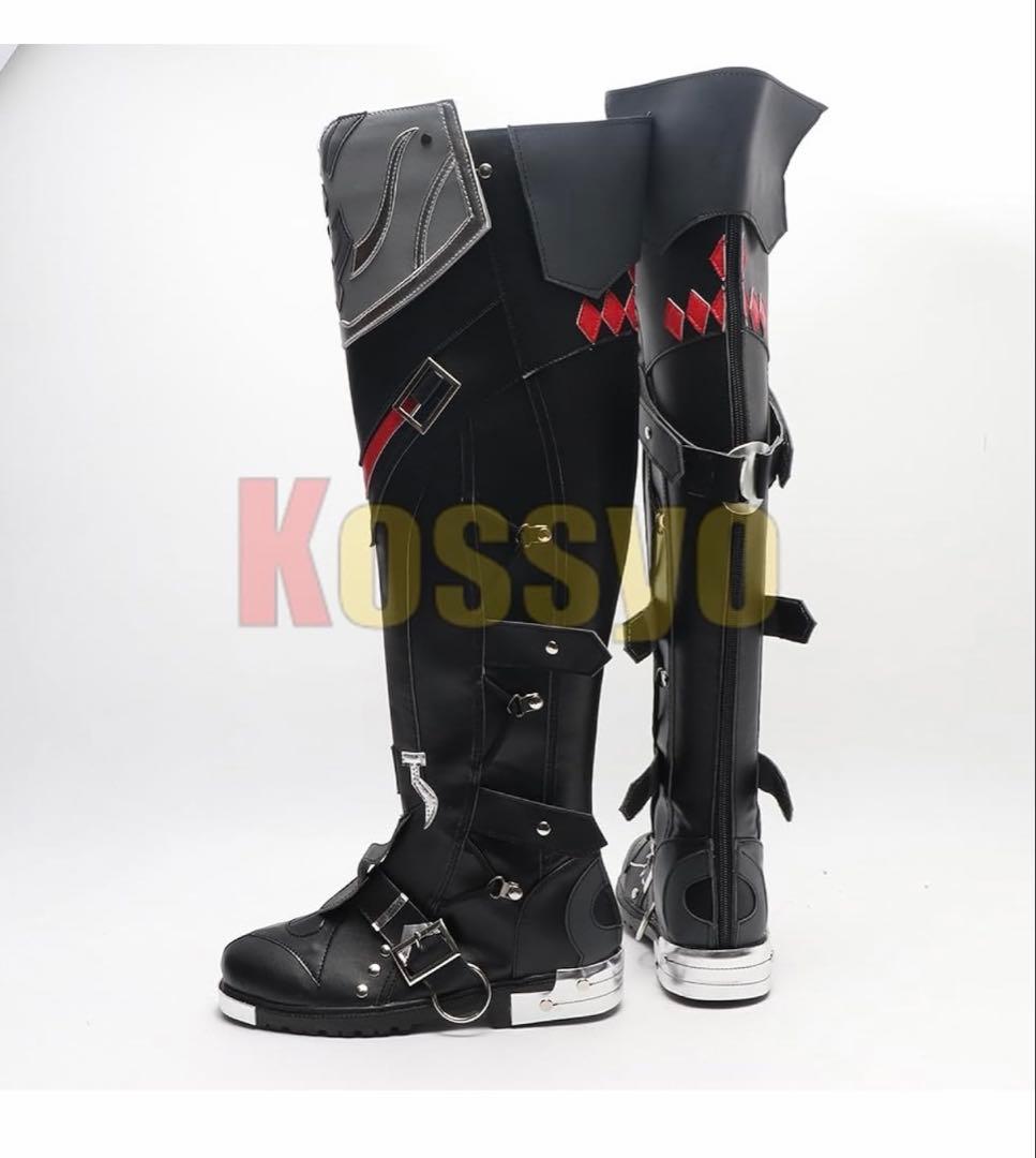 原神 リオセスリ コスプレ 衣装 ブーツ