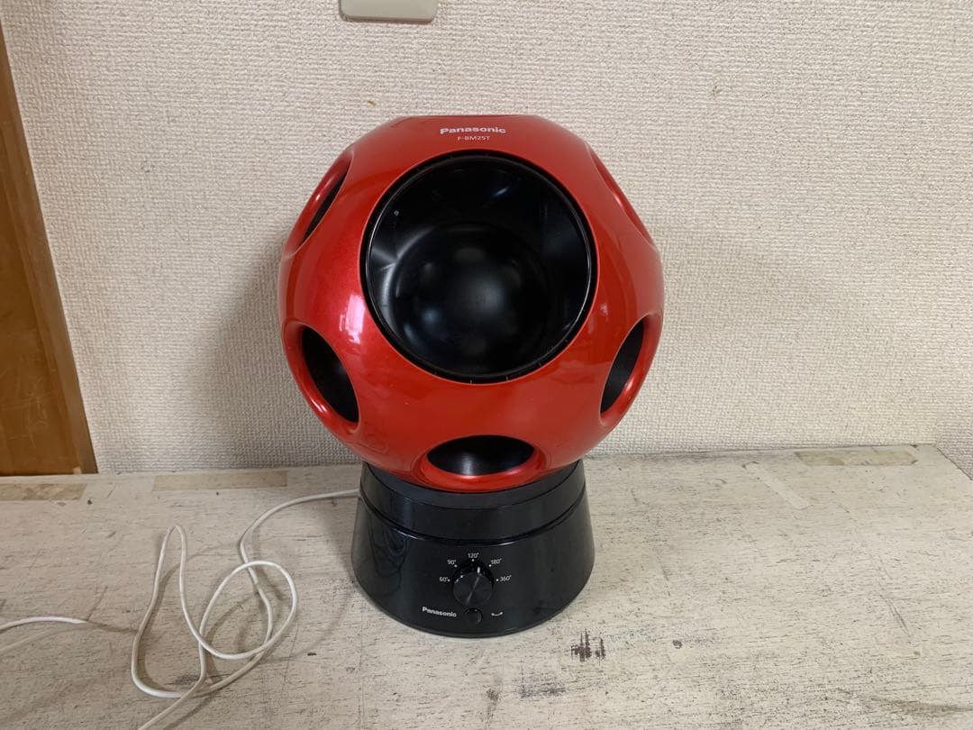 G0713-09★Panasonic F-BM25T レッド 扇風機2016年製