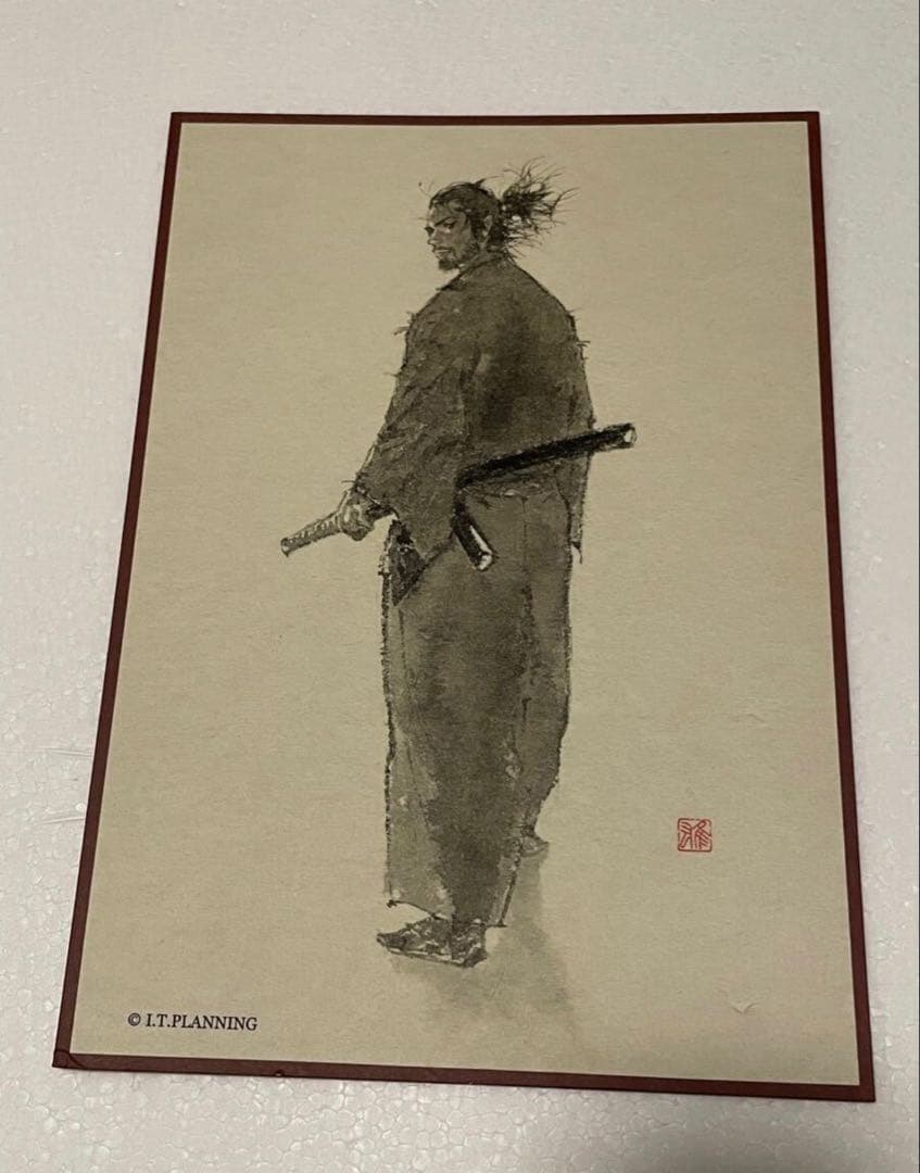 【希少非売品】井上雄彦　最後のマンガ展　バガボンド色紙　複製原画　スラムダンク