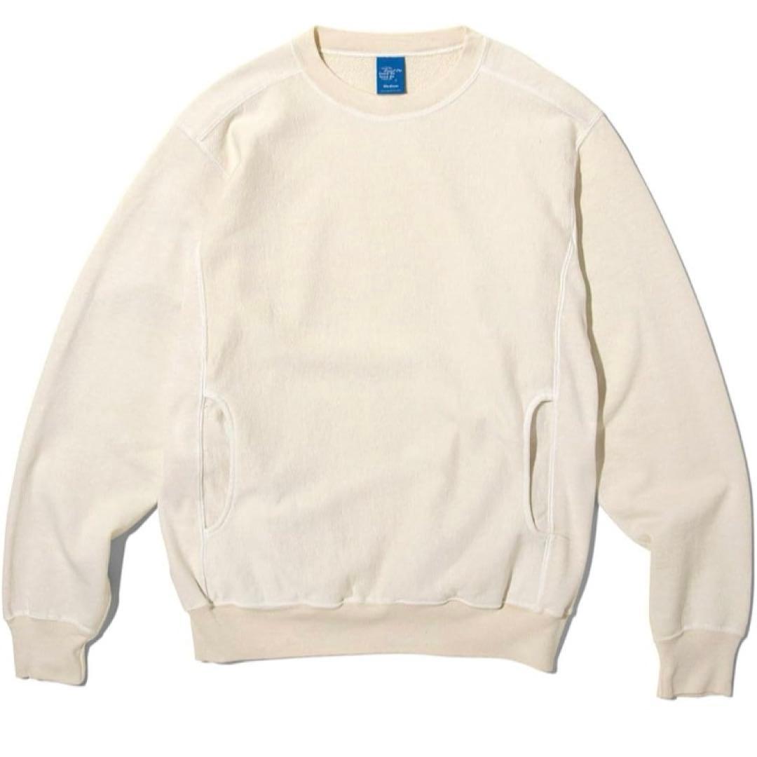 Goodonグッドオン　スウェットトレーナー　アイボリー クルーネック 美品