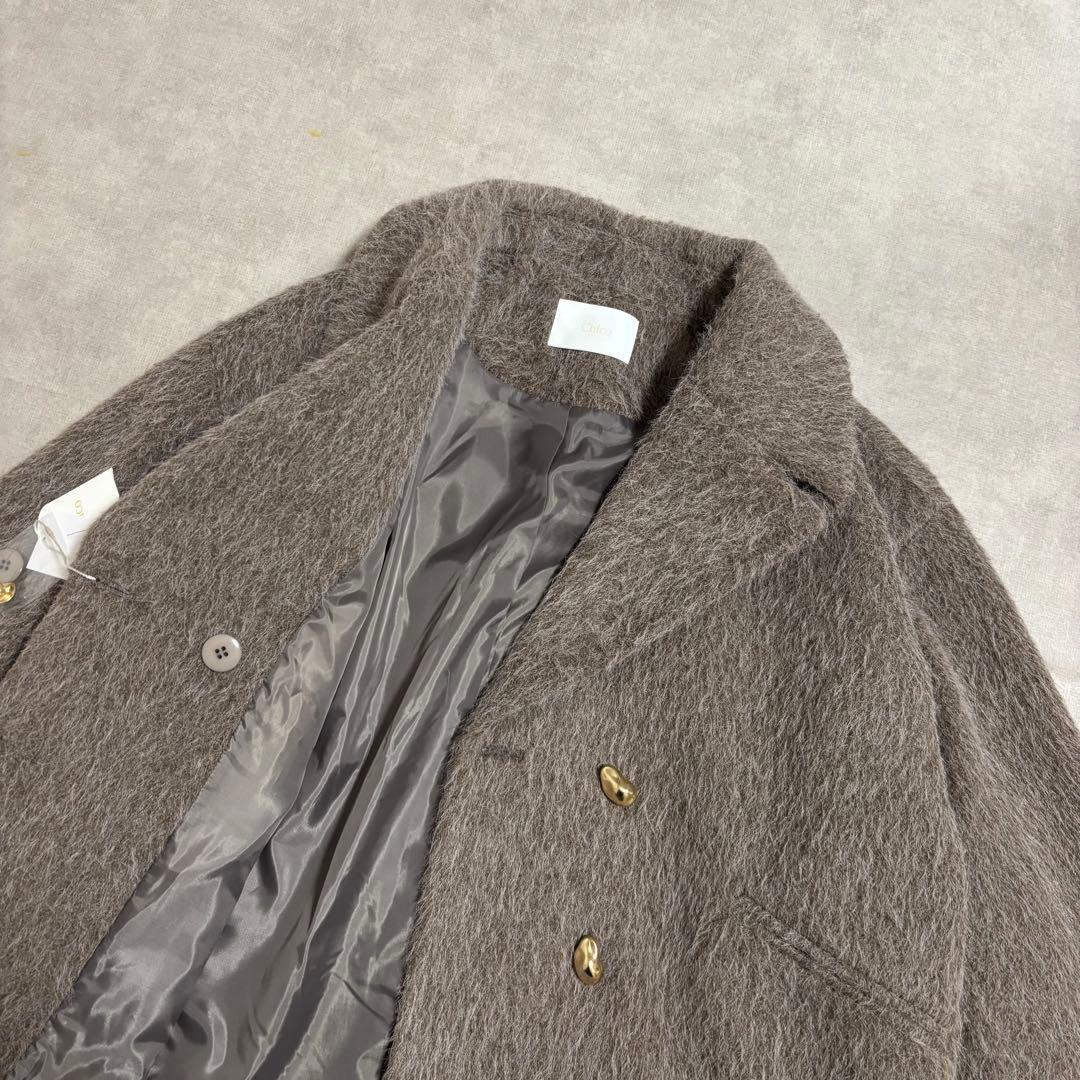 【新品タグ付き】Chico / 金釦シャギールーズコート