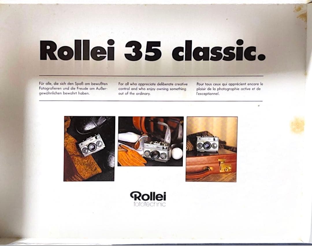 【美品】Rollei 35 Classic チタンフィルムカメラ　箱付き