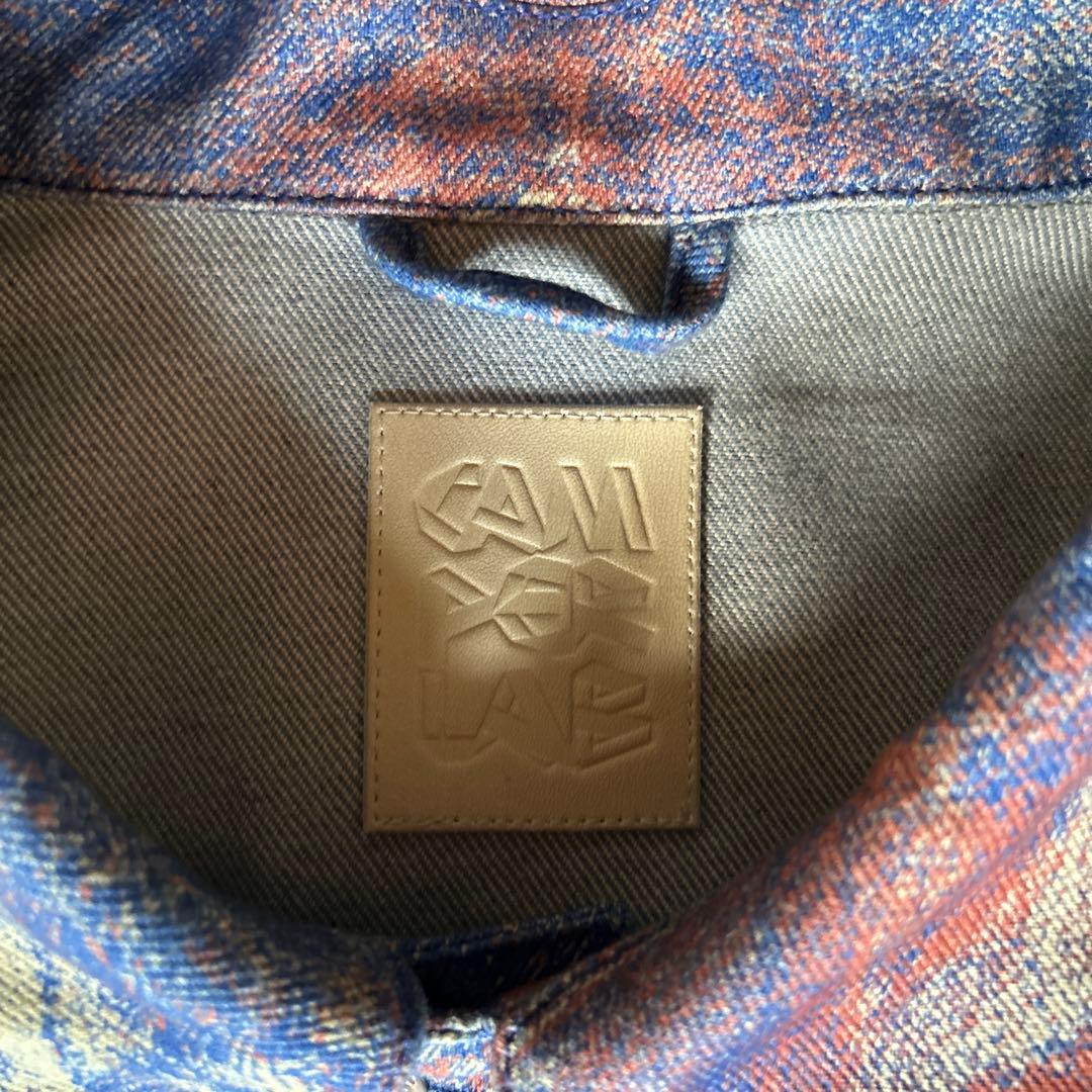 camper lab カンペールラボ デニムジャケット プリントデニム