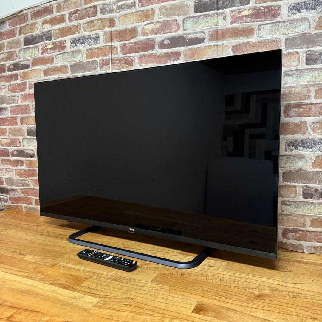 TCL 50V型 4K 液晶テレビ スマートテレビ 50P8S 動画配信アプリ○