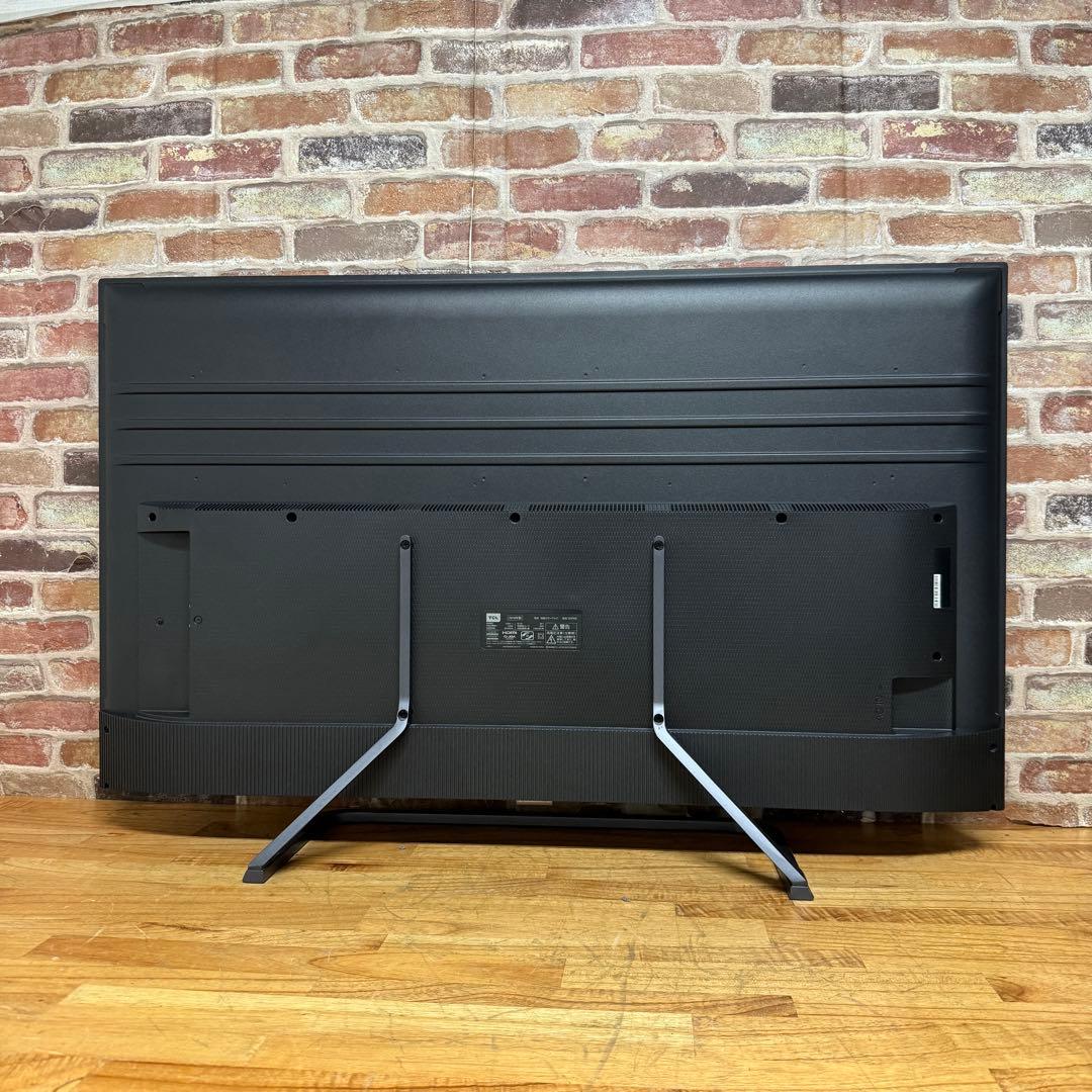 TCL 50V型 4K 液晶テレビ スマートテレビ 50P8S 動画配信アプリ○