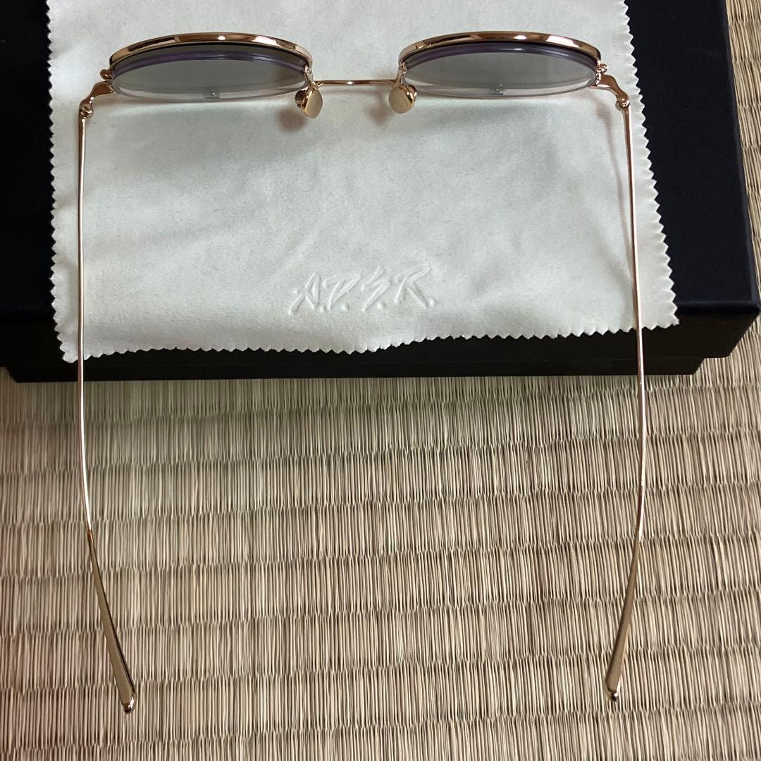 美品　A.D.S.R. adsr サングラス LARS ラーシュ 02 ゴールド