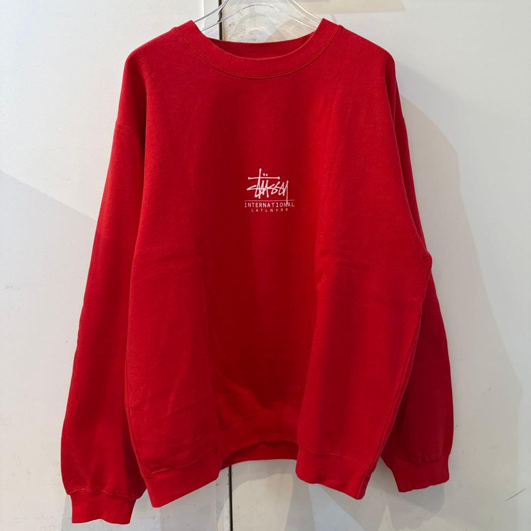 90s OLD STUSSY LOGO SWEAT オールド ステューシー
