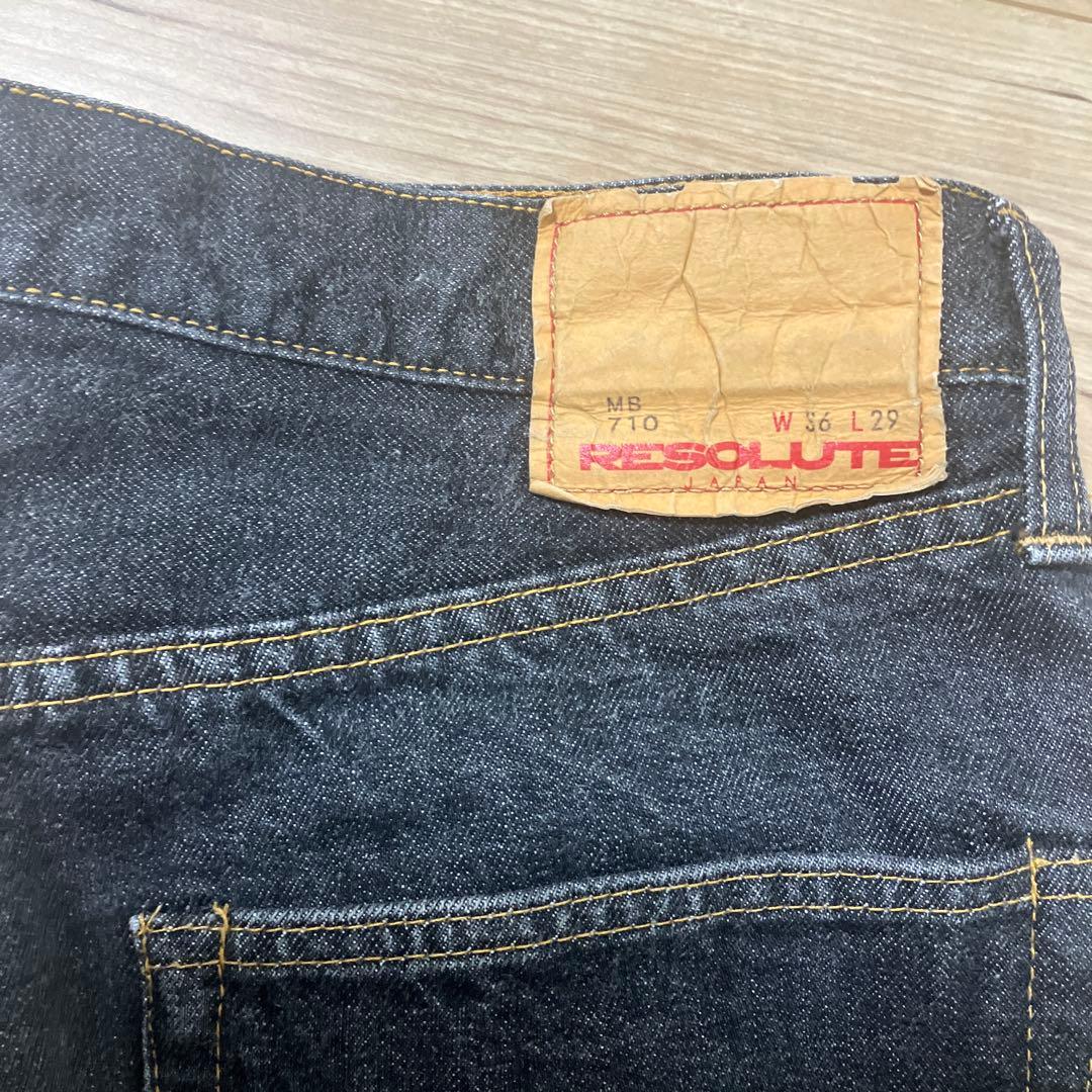 RESOLUTE リゾルト710 W36 L29 ブラック