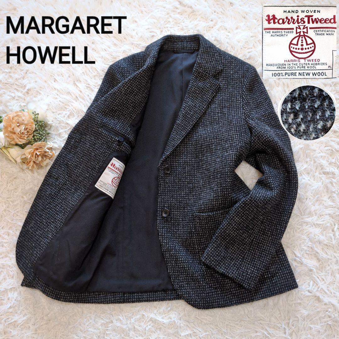 極美品✨️マーガレットハウエル✕ハリスツイード ウールテーラードジャケット 千鳥