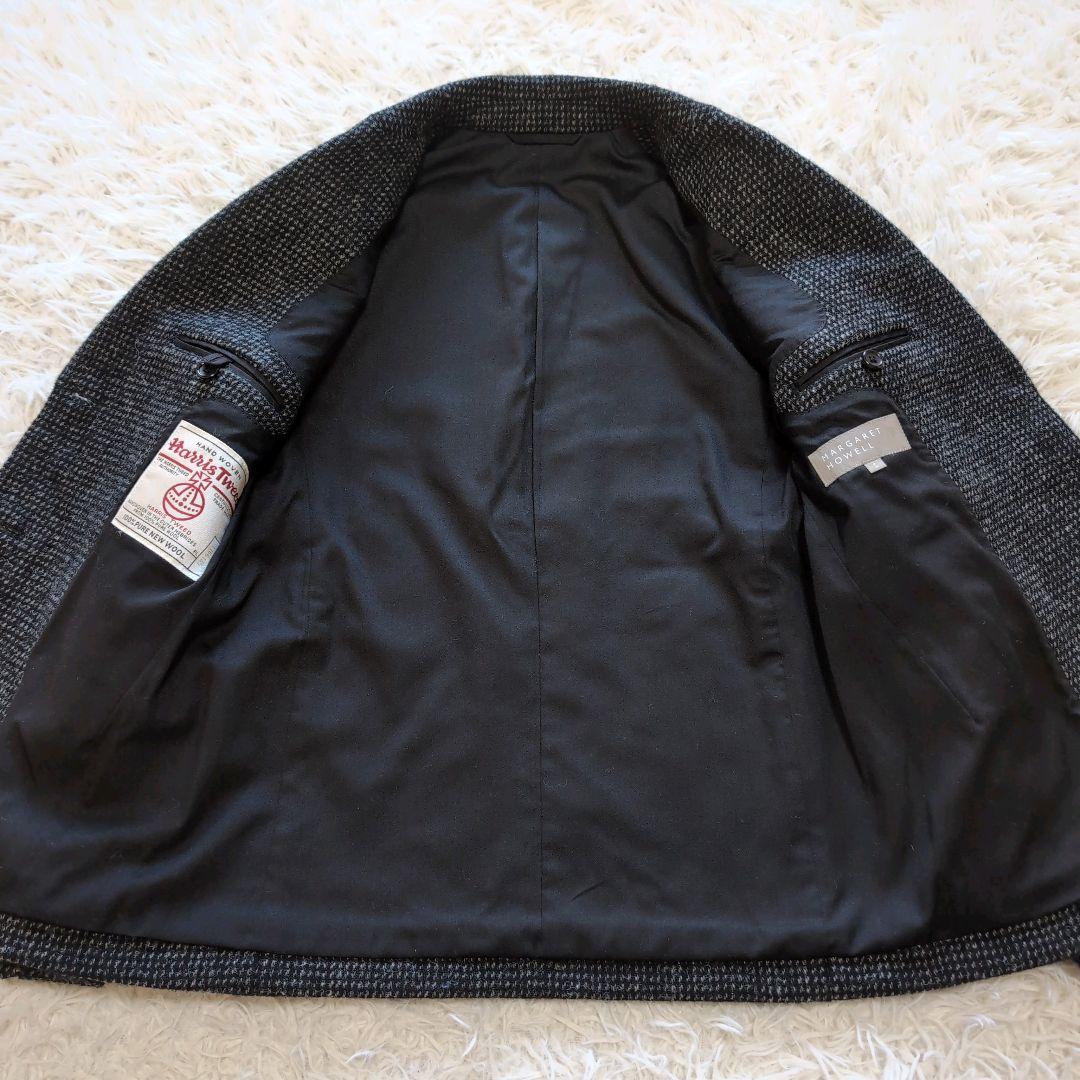 極美品✨️マーガレットハウエル✕ハリスツイード ウールテーラードジャケット 千鳥