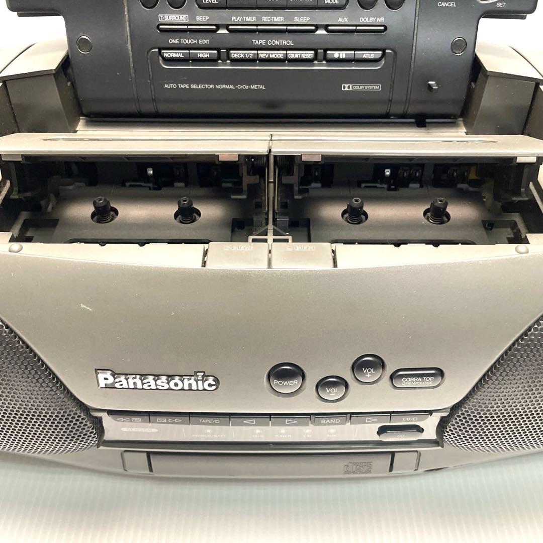 ジャンクPanasonicパナソニックCDラジカセRX-DT909コブラトップ
