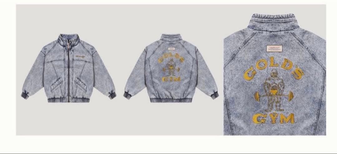 XL！LYFT × GOLD'S GYM オーバーサイズデニムジャケット