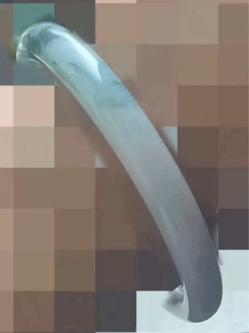 翡翠バングルA貨　無処理　ミャンマー産天然翡翠バングル　本翡翠バングル　ヒスイ