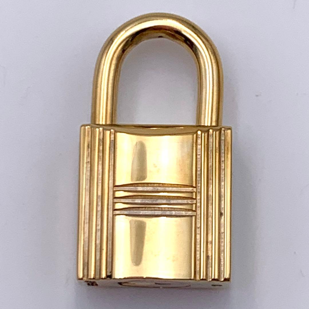 HERMES エルメス カデナ　24Kメッキ　No.117　117番　鍵付き