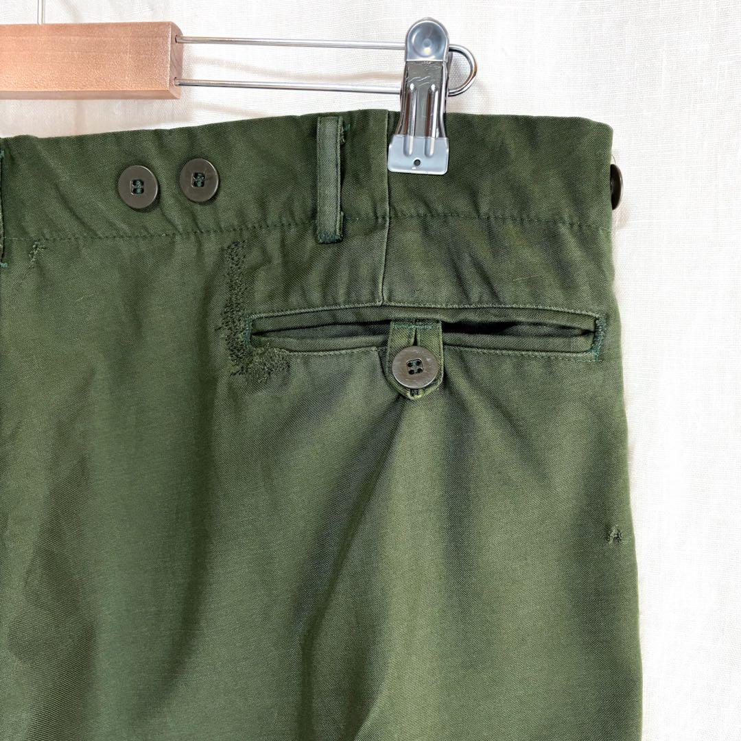 60s スウェーデン軍 M59 ミリタリー カーゴパンツ C54 W38 ユーロ