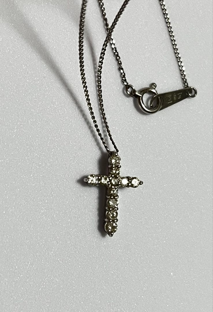 y*2様 プラチナ クロス ペンダント ネックレス