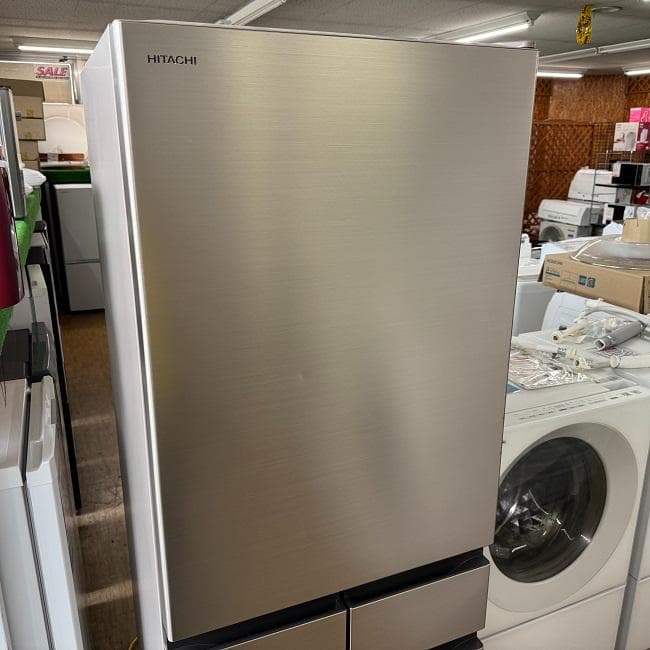 地域限定送料無料　極上美品 HITACHI 日立 冷凍冷蔵庫 R-HWS47S