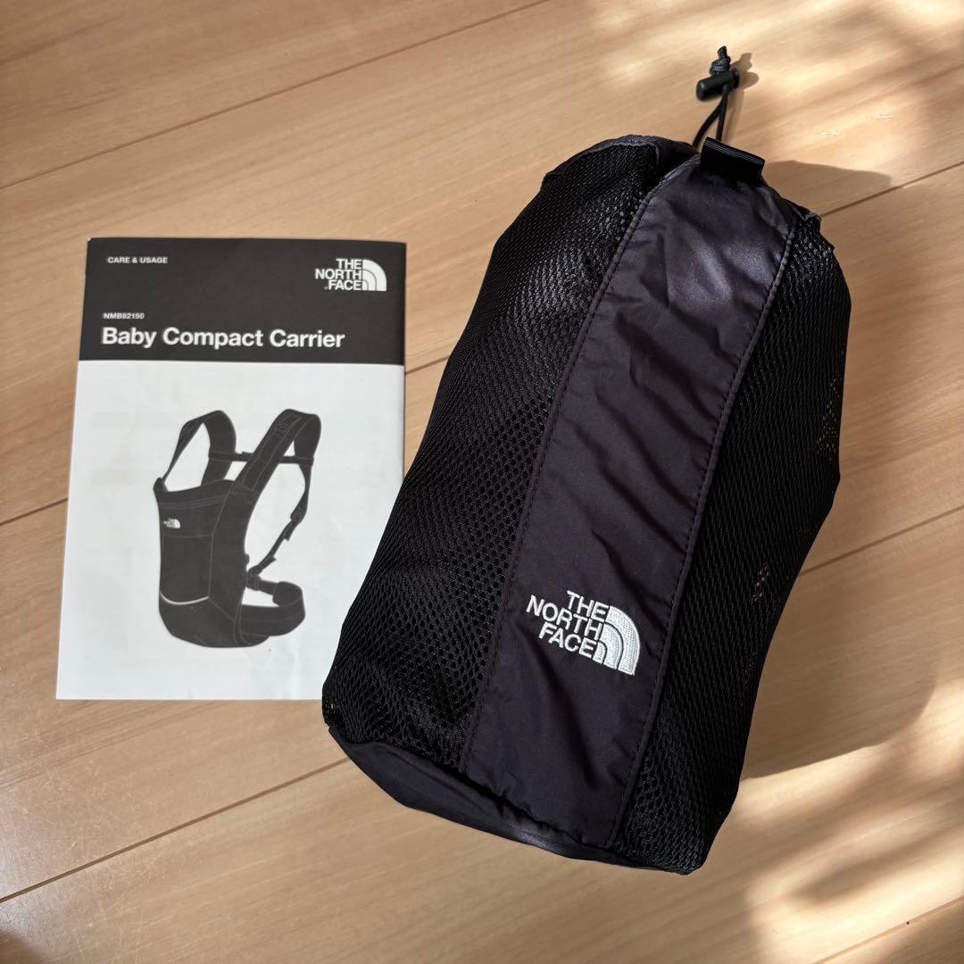 ノースフェイスTHE NORTH FACE 抱っこ紐 黒　収納袋/説明書付き