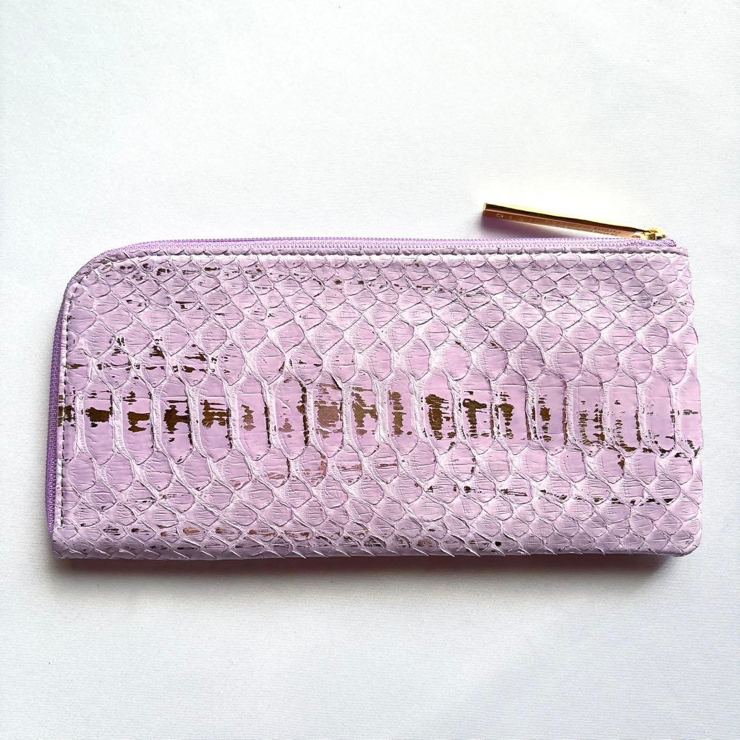 【新品】ATAOアタオ limo パイソン HAKU 箔 幸運ウォレット 長財布