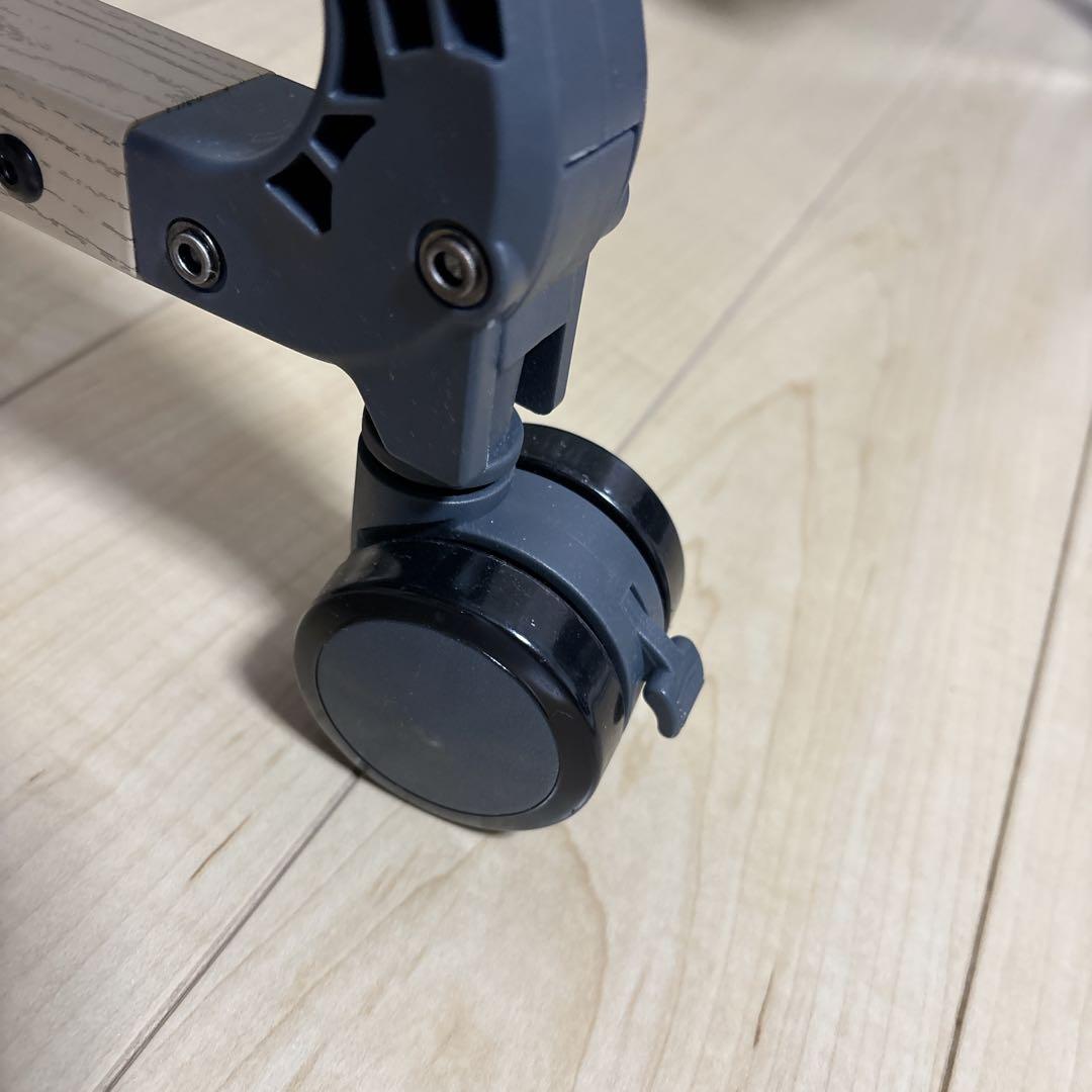 HZDMJ ベビーベッド グレー 蚊帳付 キャスター 固定ベルト付