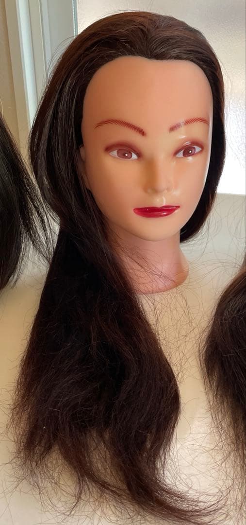 4体　ヘアセット　カット　ワインディング　練習用　マネキン　ウィッグ　美容師