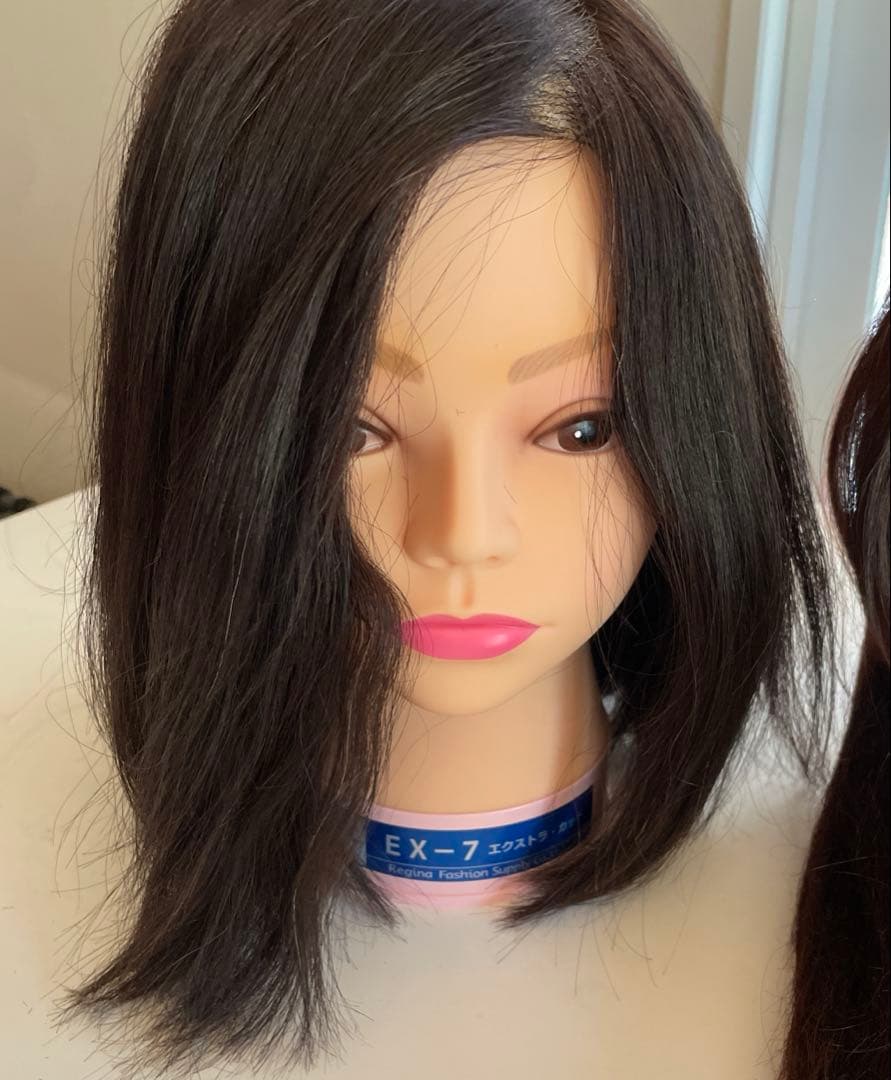 4体　ヘアセット　カット　ワインディング　練習用　マネキン　ウィッグ　美容師