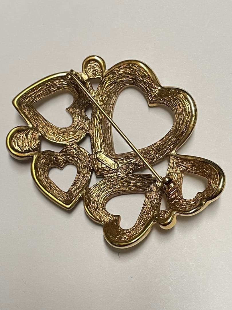 Christian Diorディオール　ハート　ブローチ　❤︎