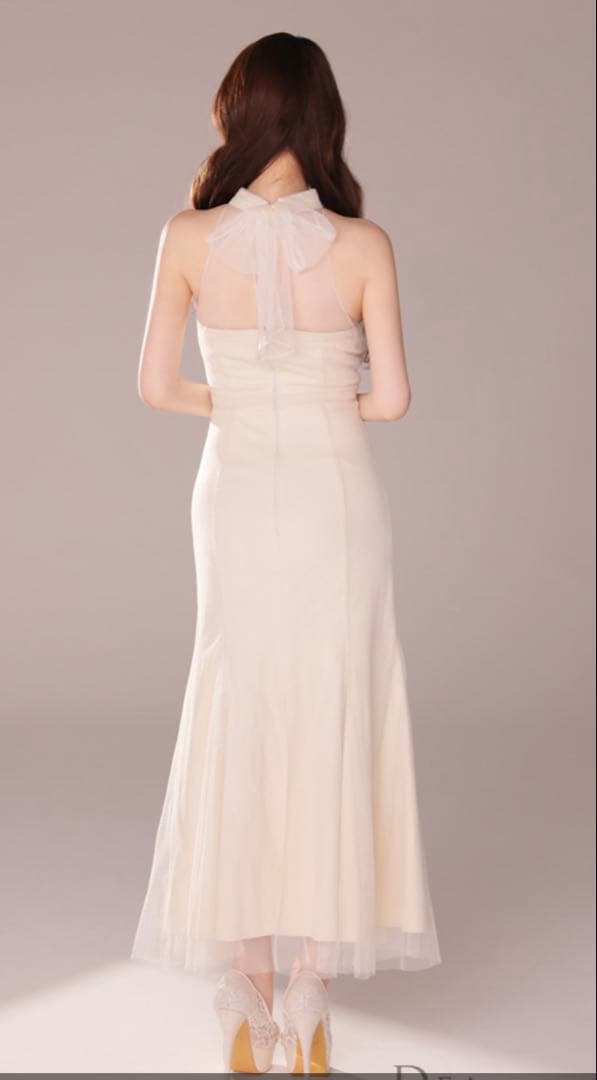 【DEA./ディア】ROBE de FLEURS ロング キャバドレス ※白のみ