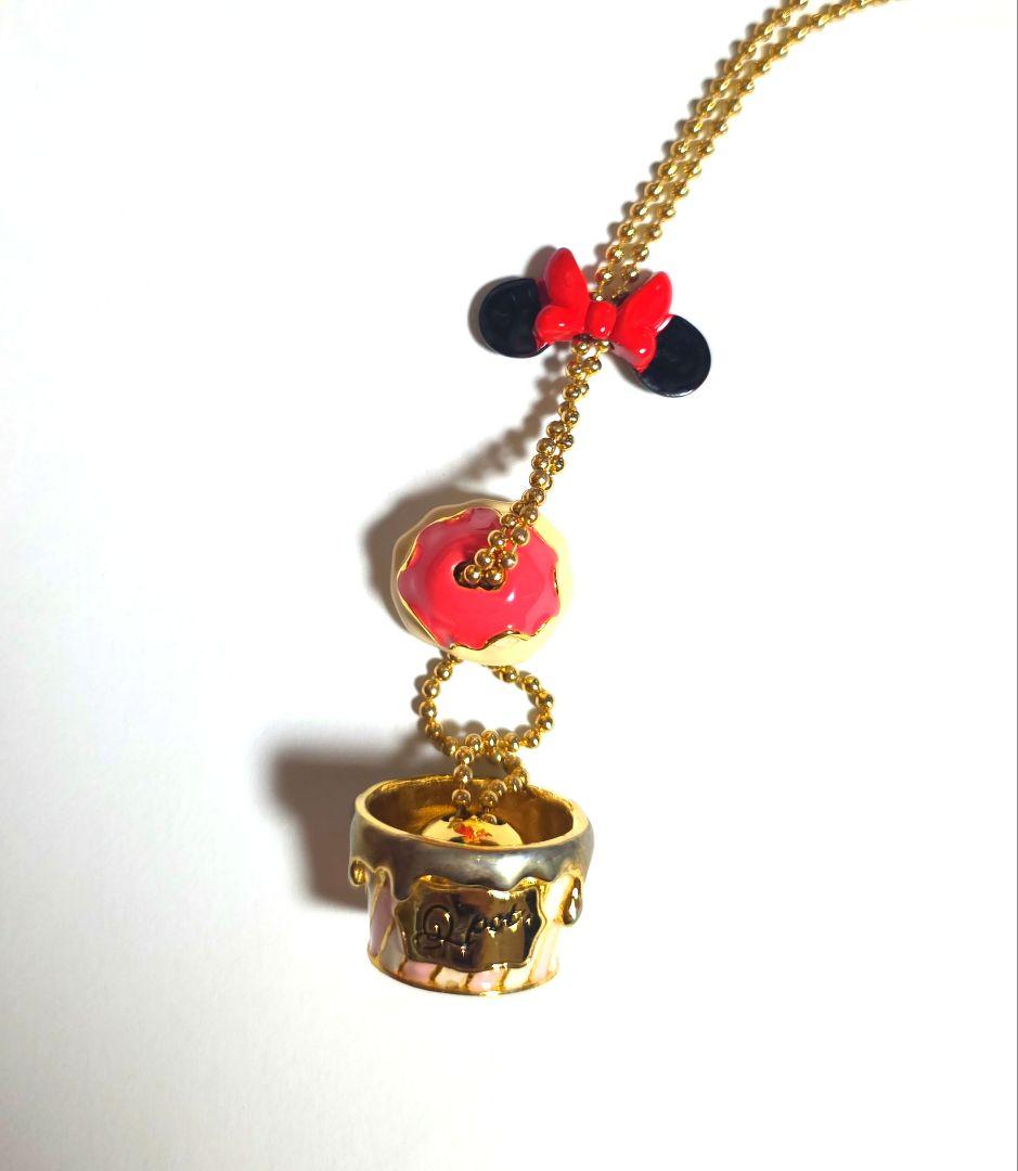 Q-pot. ディズニー コラボ ミニー アイスクリーム ネックレス