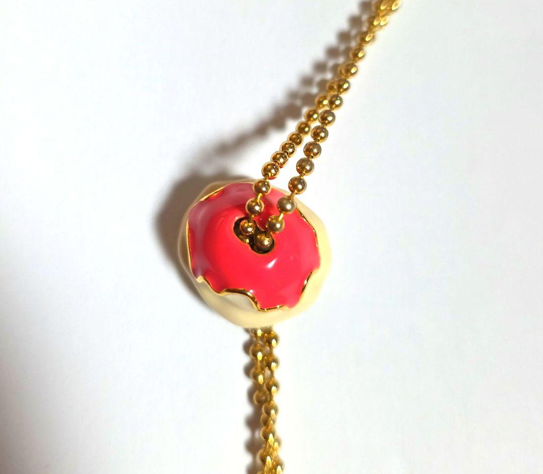 Q-pot. ディズニー コラボ ミニー アイスクリーム ネックレス