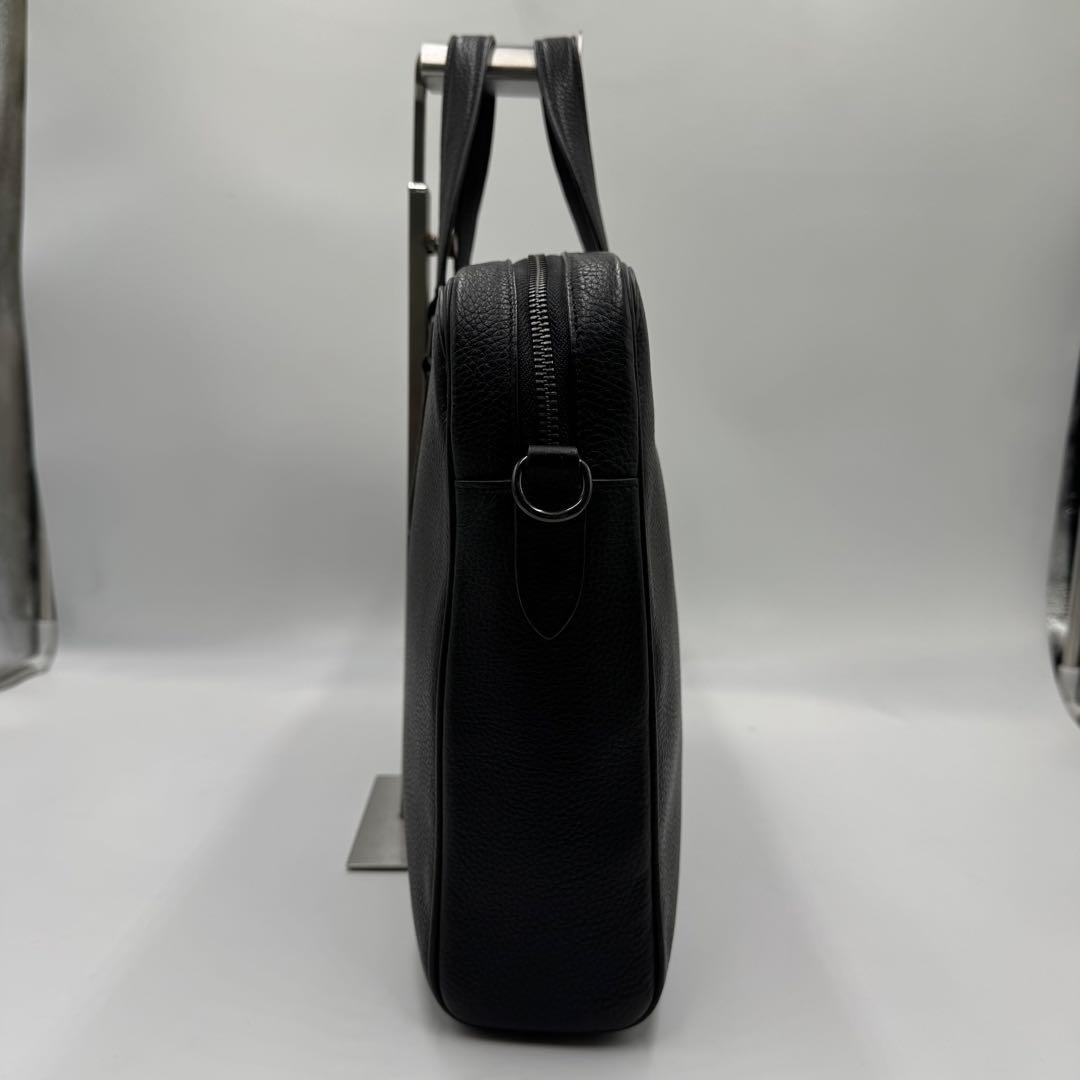 極美品✨ コーチ ブリーフケース 2way グラハム A4 レザー ブラック