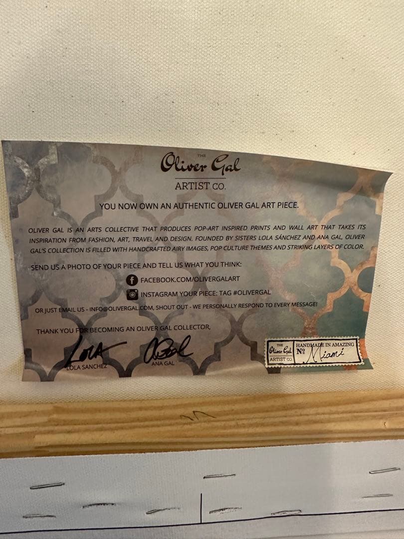 Oliver Galキャンバスアートエルメス French Luxe Soup