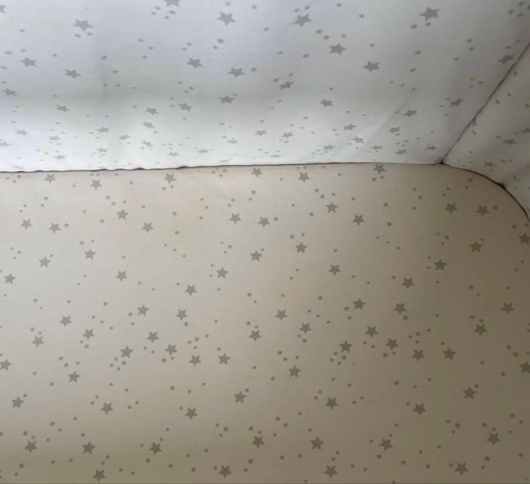 HZDMJ ベビーベッド　添い寝ベッド　グレー　移動式