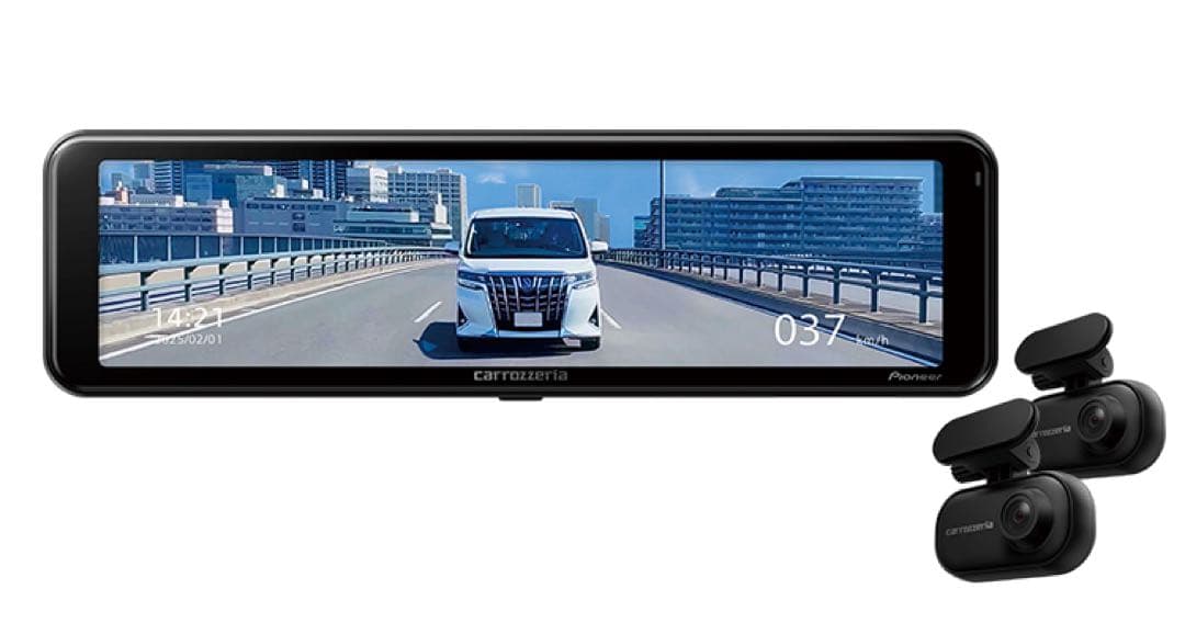 パイオニア　カロッツェリア　MS700D-D ドラレコ前後　ミラレコ　MS700