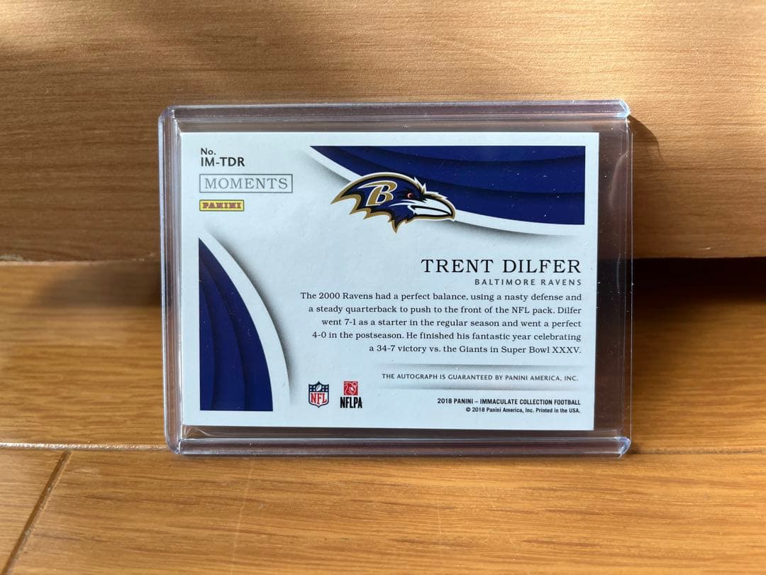 NFLカード Trent Dilfer 直書きサインカード25枚限定