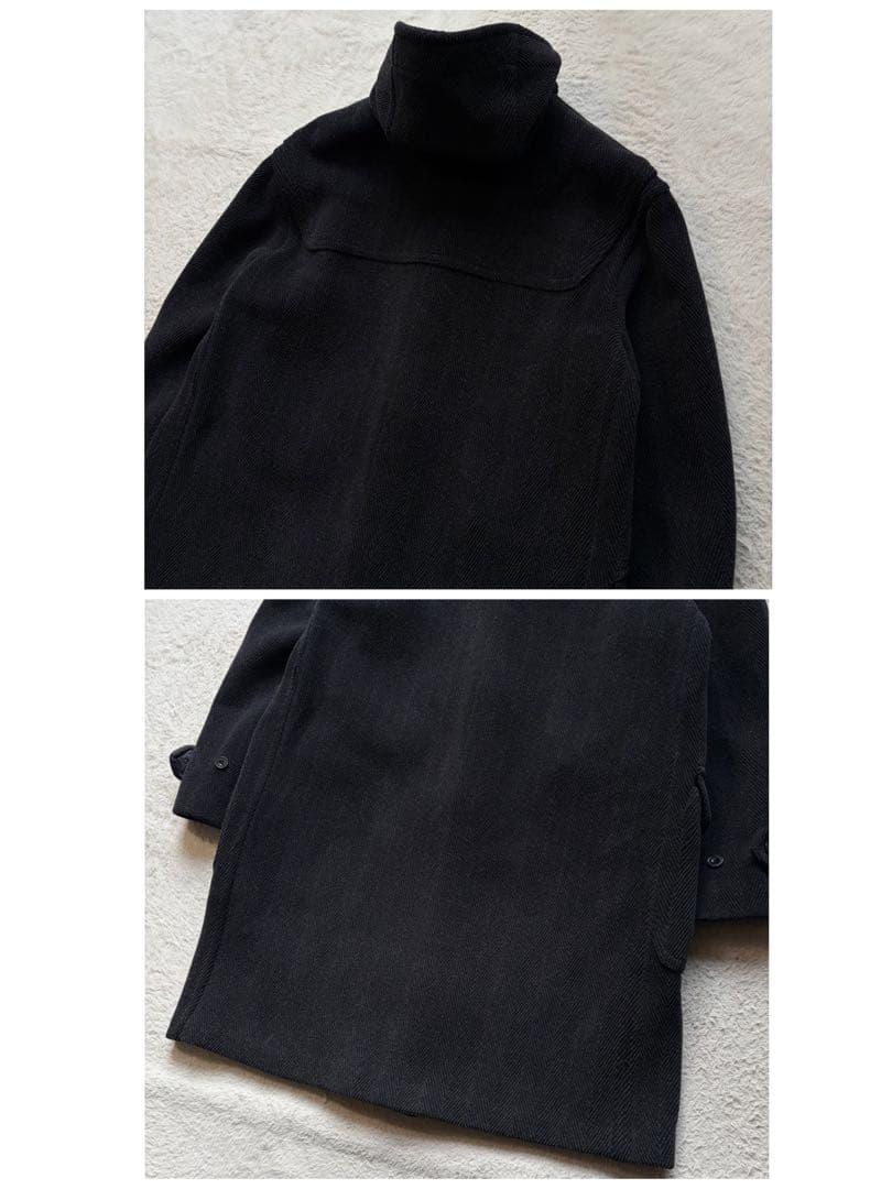 美品✨グローバーオール ダッフルコート キングストン ヘリンボーン グレー XL