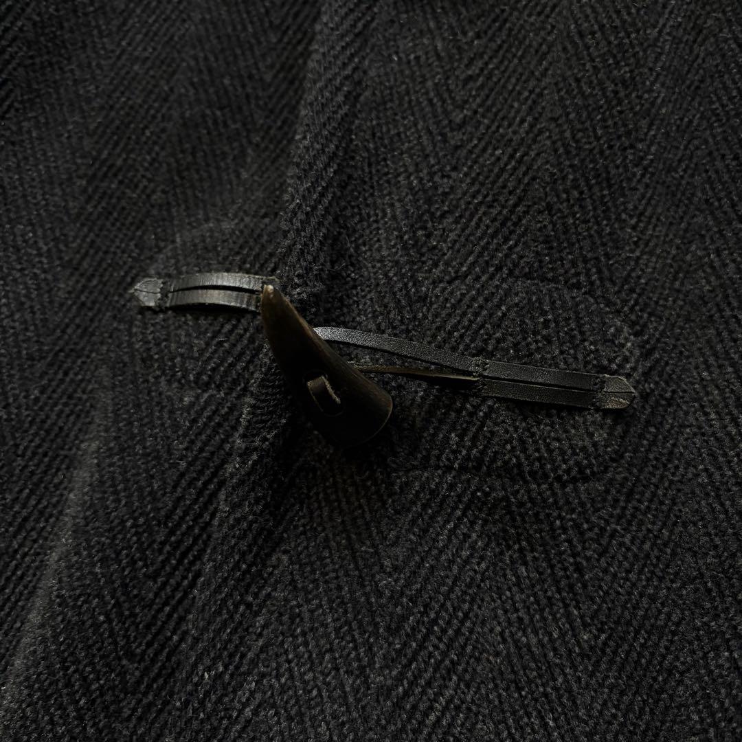 美品✨グローバーオール ダッフルコート キングストン ヘリンボーン グレー XL