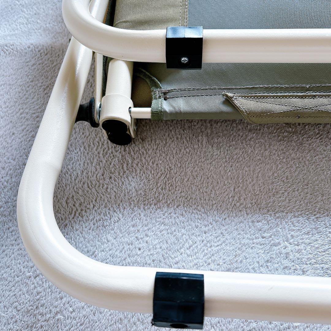 DOD 廃盤カラー グッドラックソファ アウトドアベンチ カーキ×ベージュ