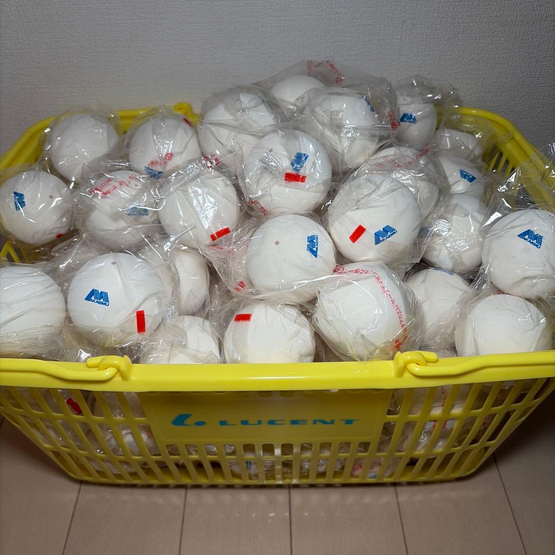 【期間限定価格】ソフトテニス ボール アカエム 50球