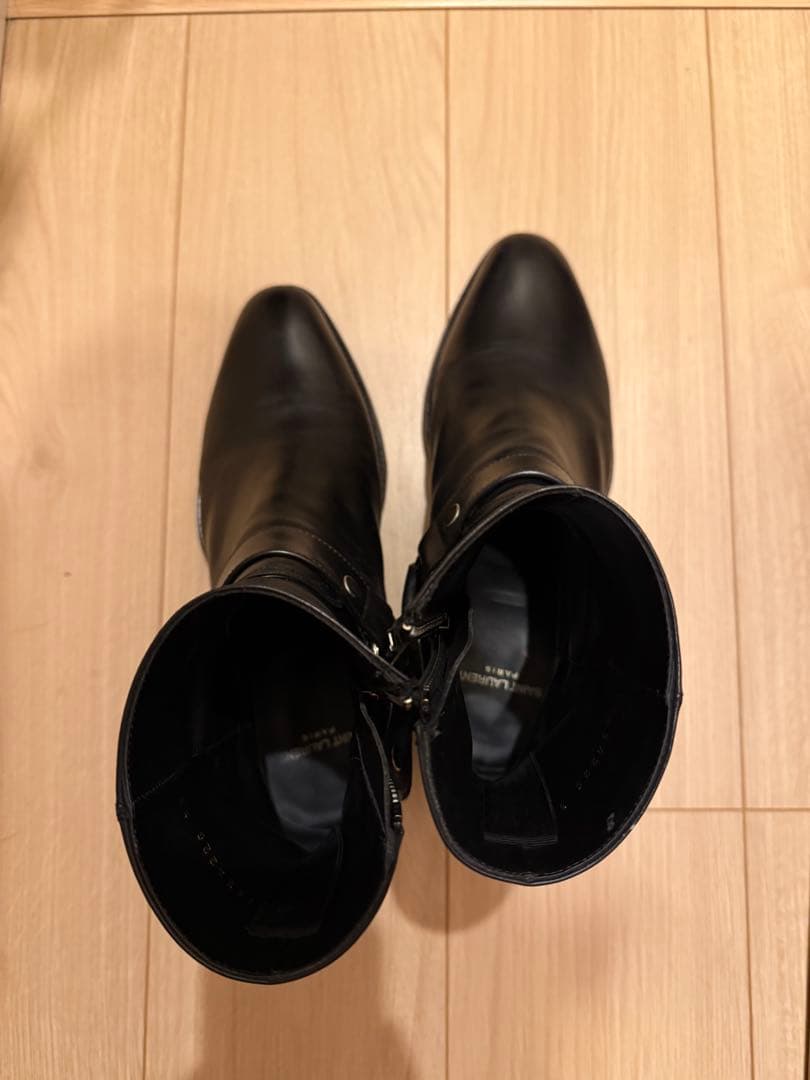 Saint Laurent ワイアット ハーネス リング ブーツ 39