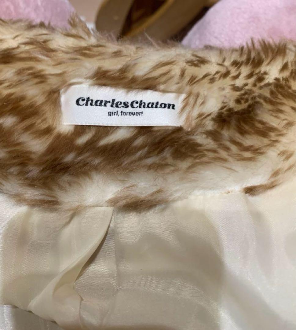 Charles Chatonバンビ柄ファーコート